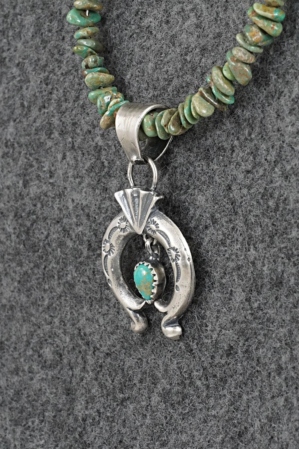 Turquoise & Sterling Silver Necklace - Sharon McCarthy