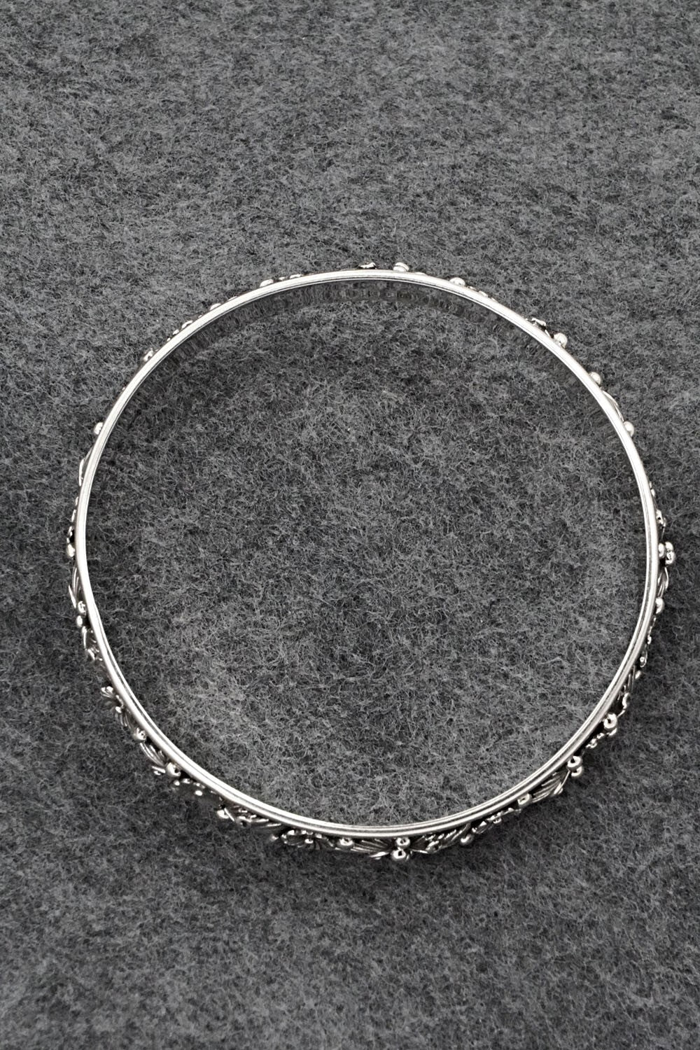 Sterling Silver Bangle Bracelet - Sadie Jim