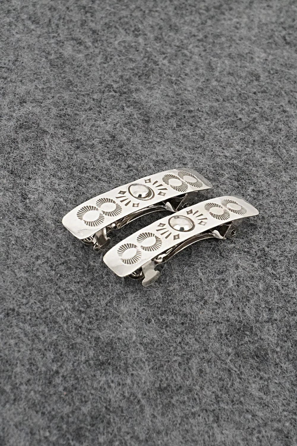 Sterling Silver Barrettes - Bertha Begay