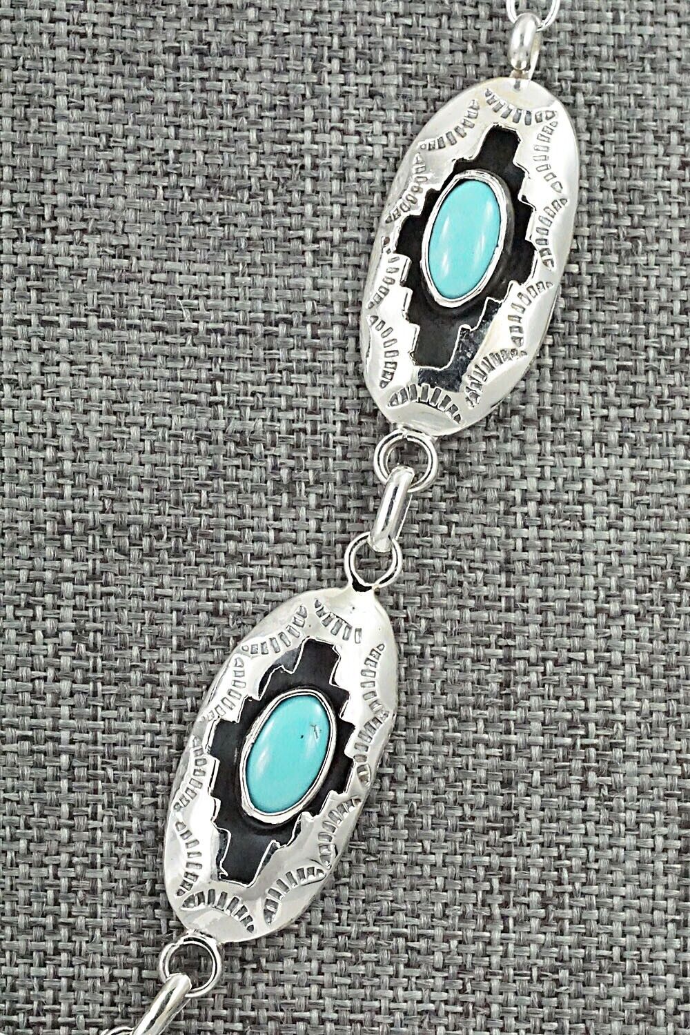Turquoise & Sterling Silver Necklace - Bobby Platero