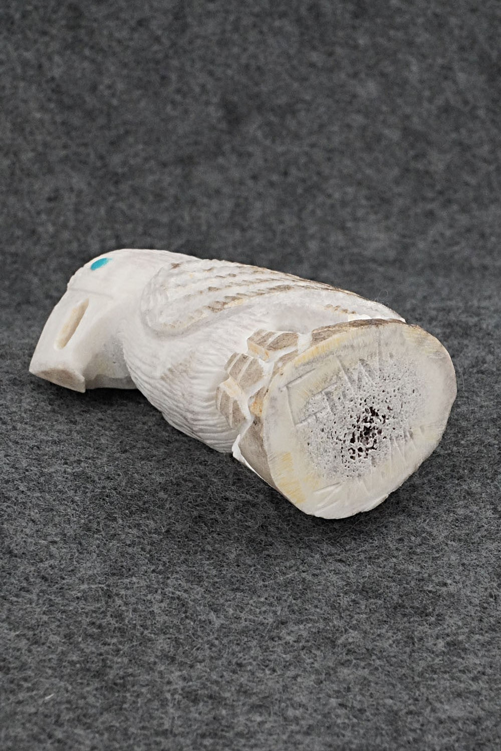 Eagle Zuni Fetish Carving - Garrick Weeka