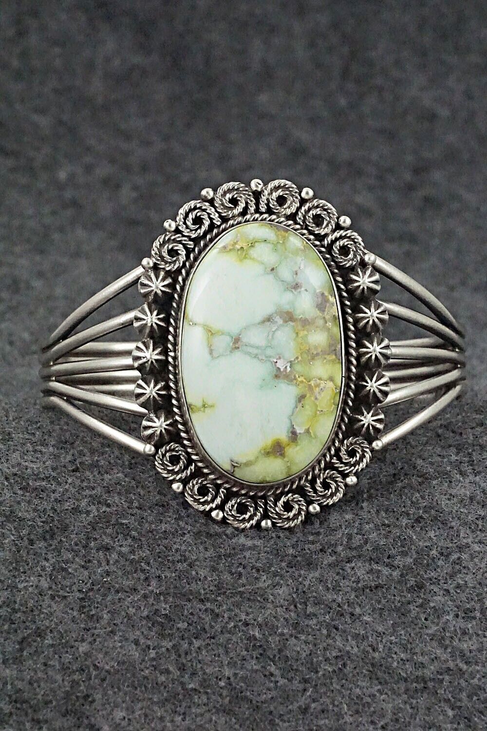 Turquoise & Sterling Silver Bracelet - Derrick Gordon