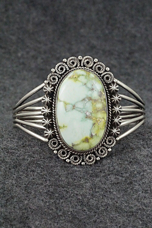 Turquoise & Sterling Silver Bracelet - Derrick Gordon