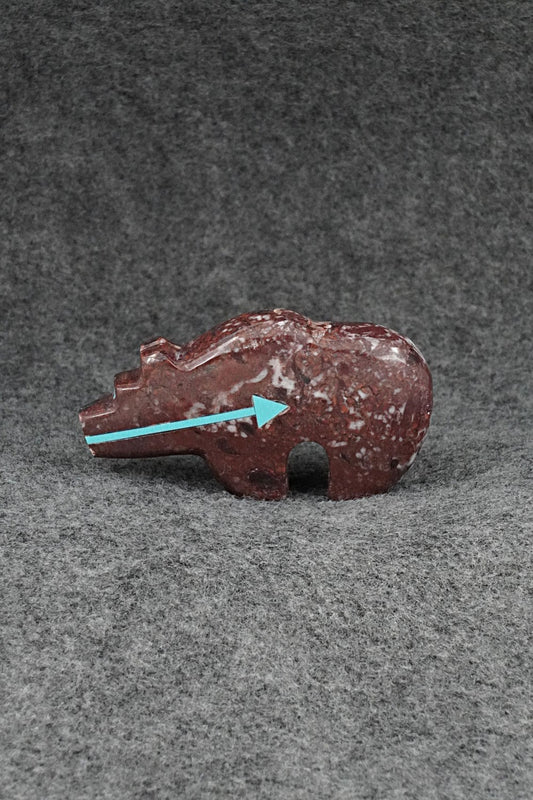 Bear Zuni Fetish Carving - Bernard Laiwakete
