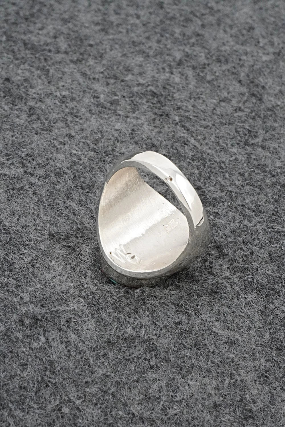 Turquoise & Sterling Silver Ring - Wilbert Gray - Size 9