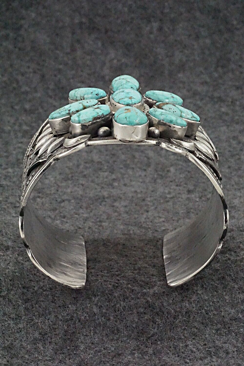 Turquoise & Sterling Silver Bracelet - Matilda Jon