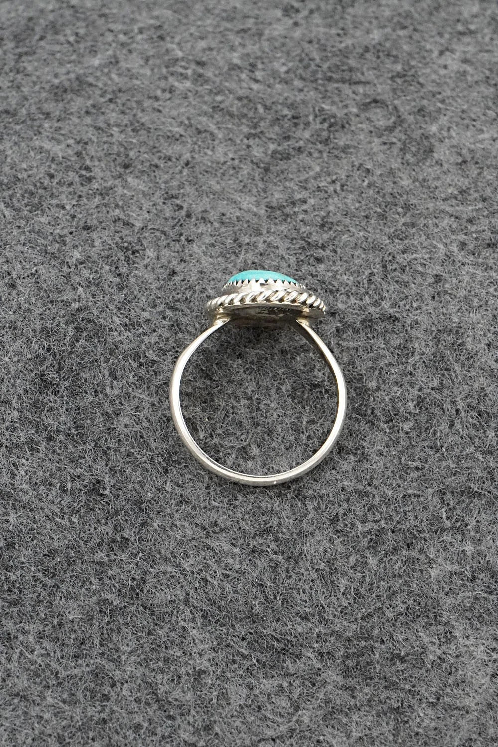 Turquoise & Sterling Silver Ring - Darius Arviso - Size 7.75