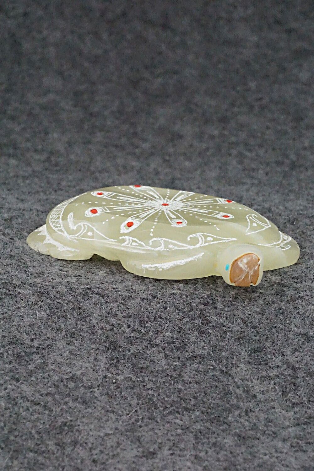 Turtle Zuni Fetish Carving - Adrian Cachini