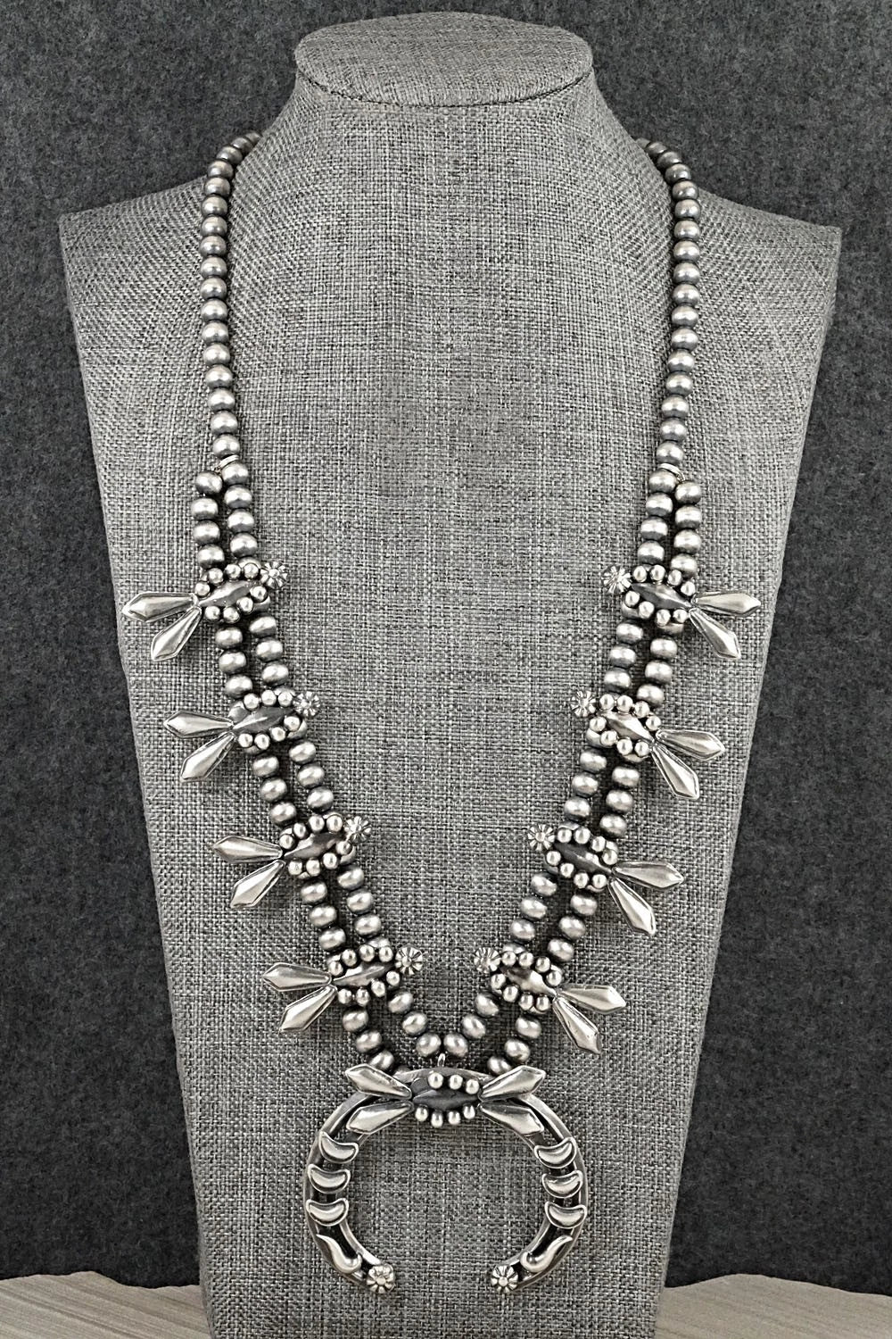 Sterling Silver Squash Blossom Necklace - Emerson Delgarito