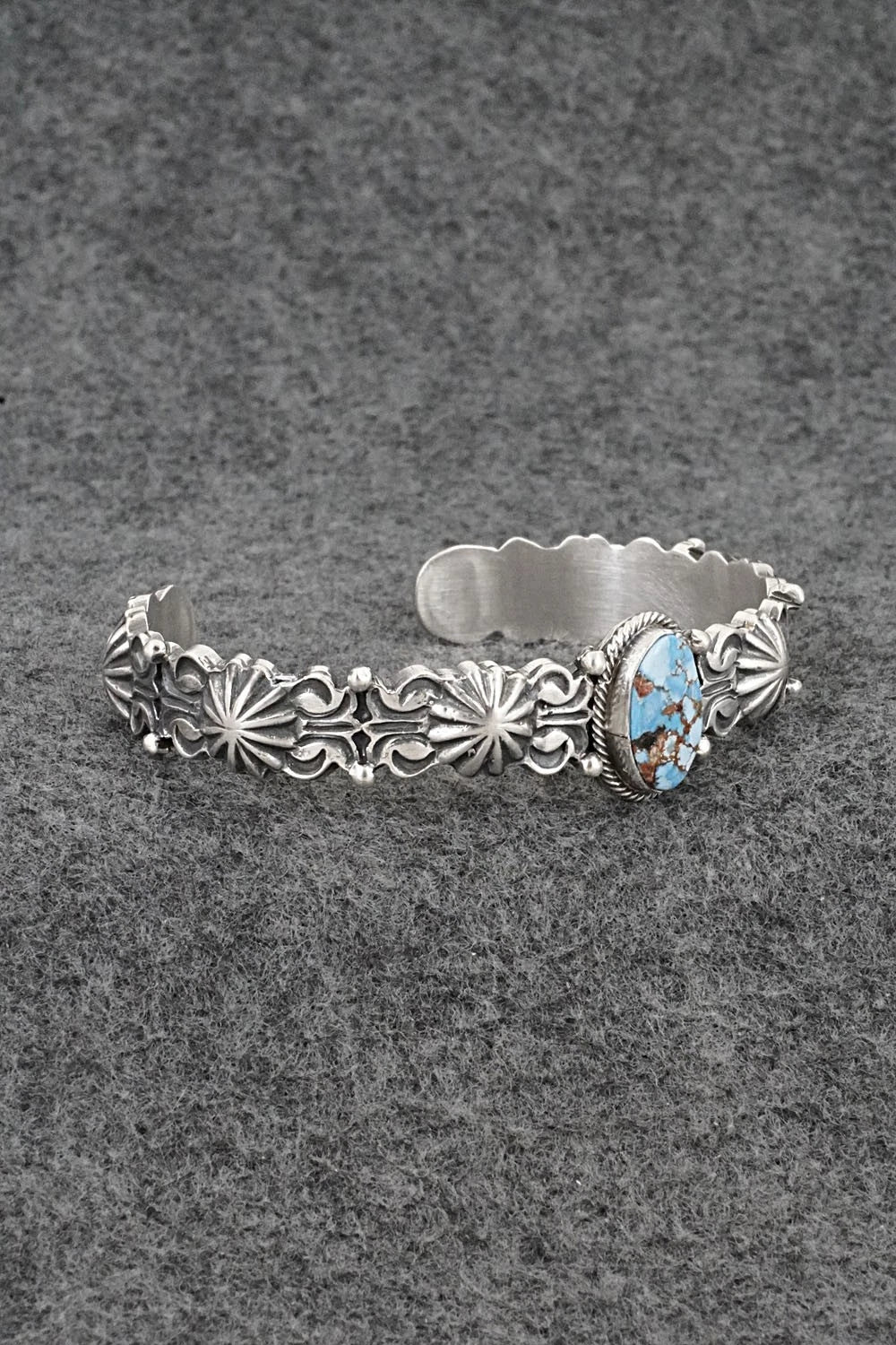 Turquoise & Sterling Silver Bracelet - Thomas Yazzie