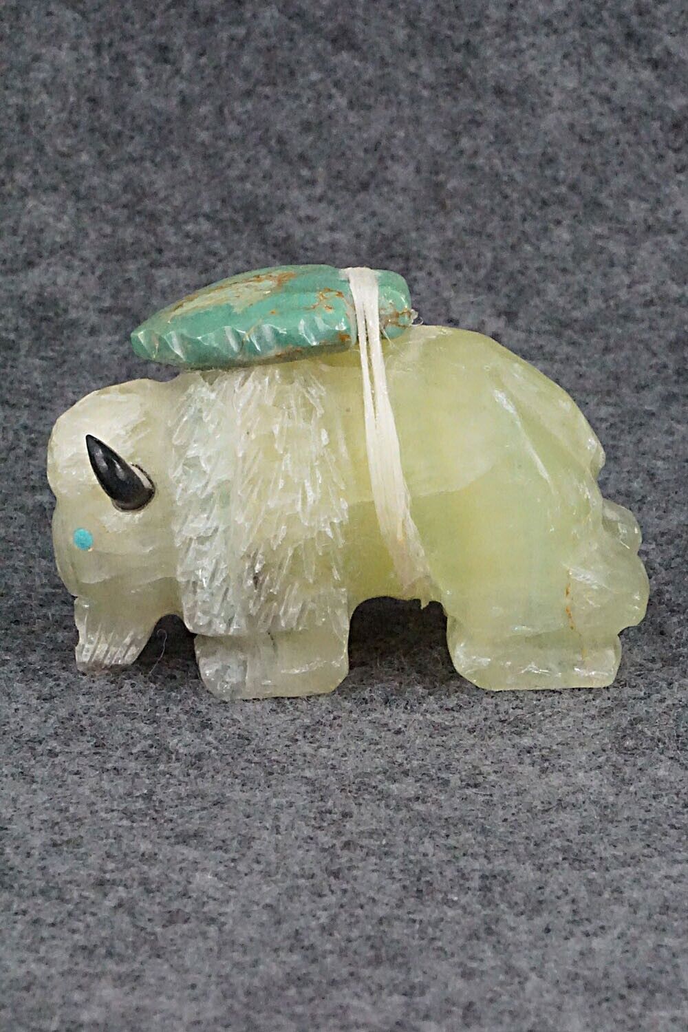 Buffalo Zuni Fetish Carving - Sullivan Shebola