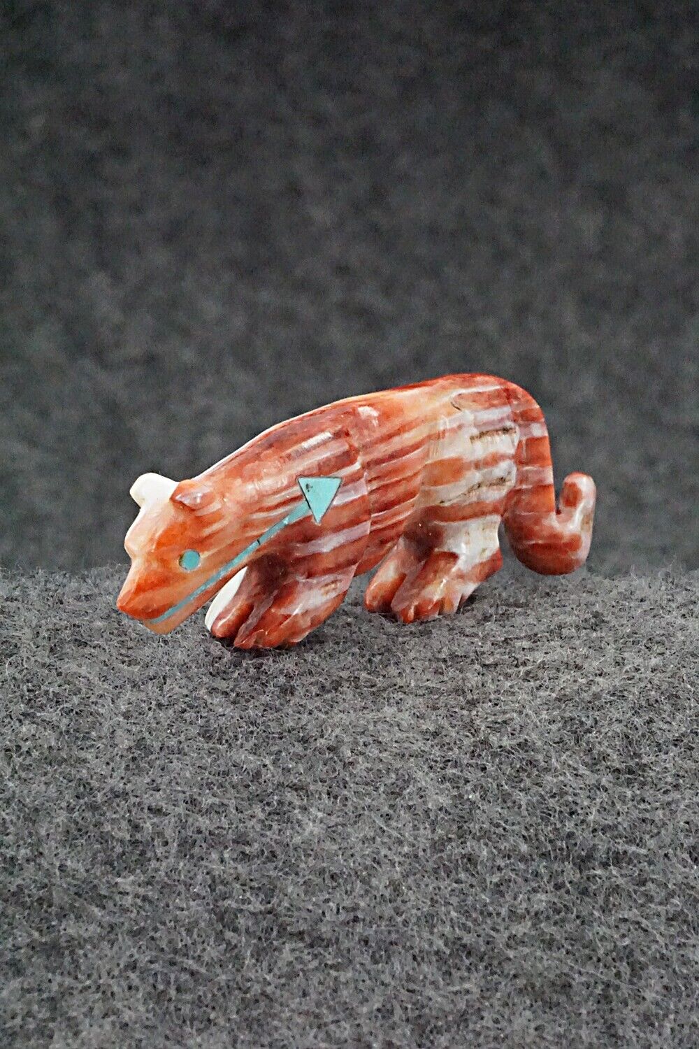 Mountain Lion Zuni Fetish Carving - Andres Quandelacy