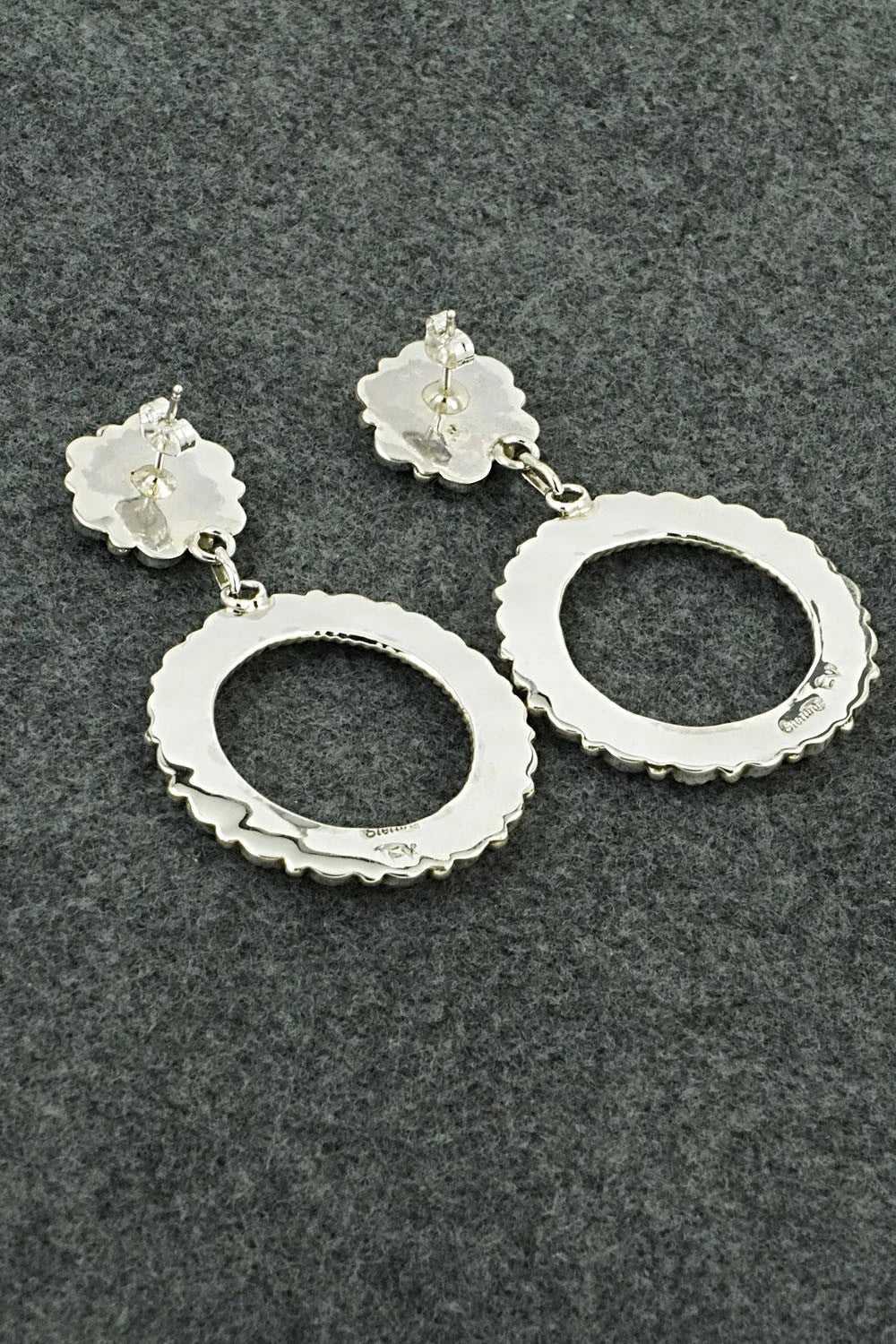 Turquoise & Sterling Silver Earrings - Aaron Davis