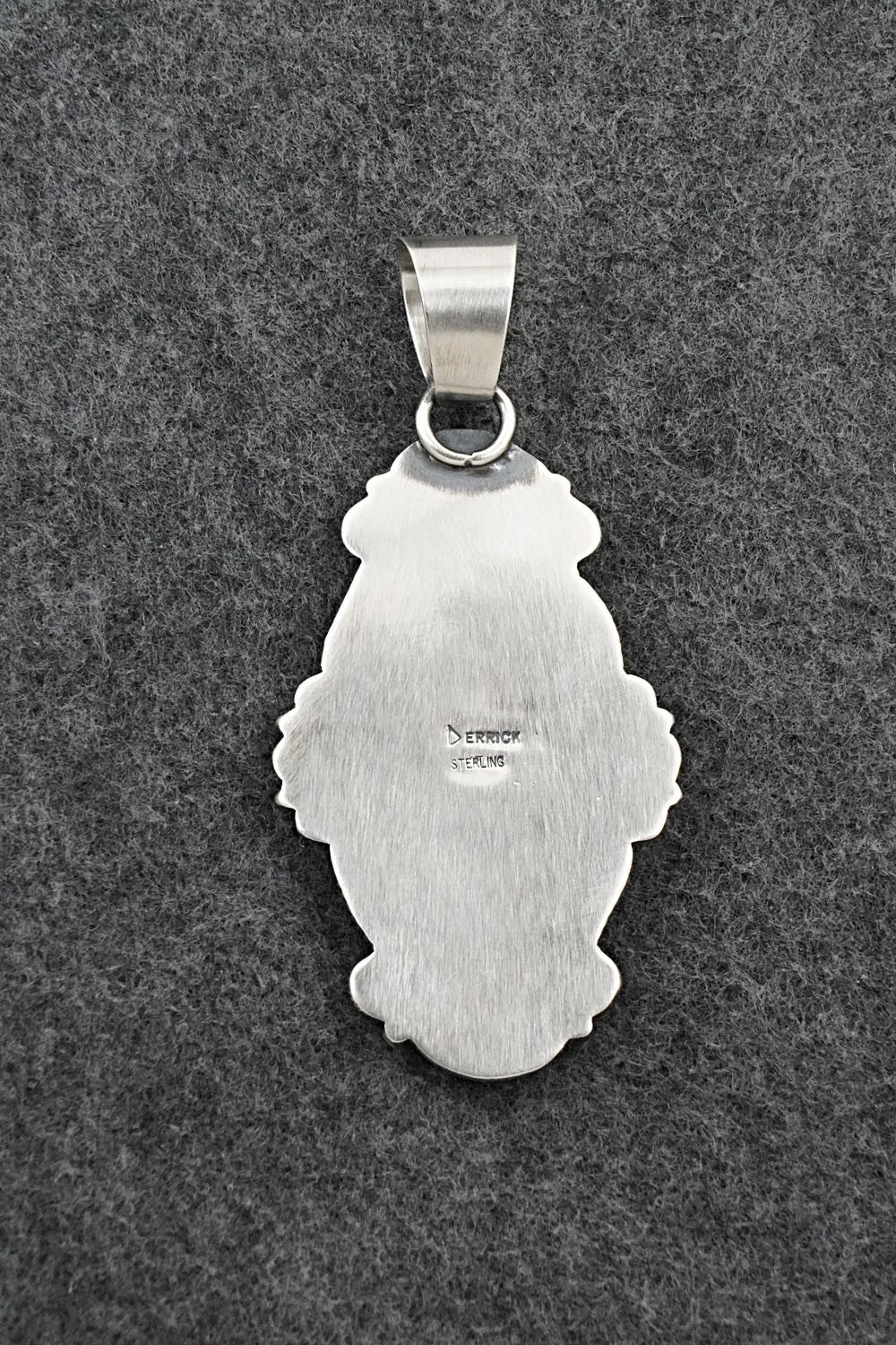 Turquoise and Sterling Silver Pendant - Derrick Gordon