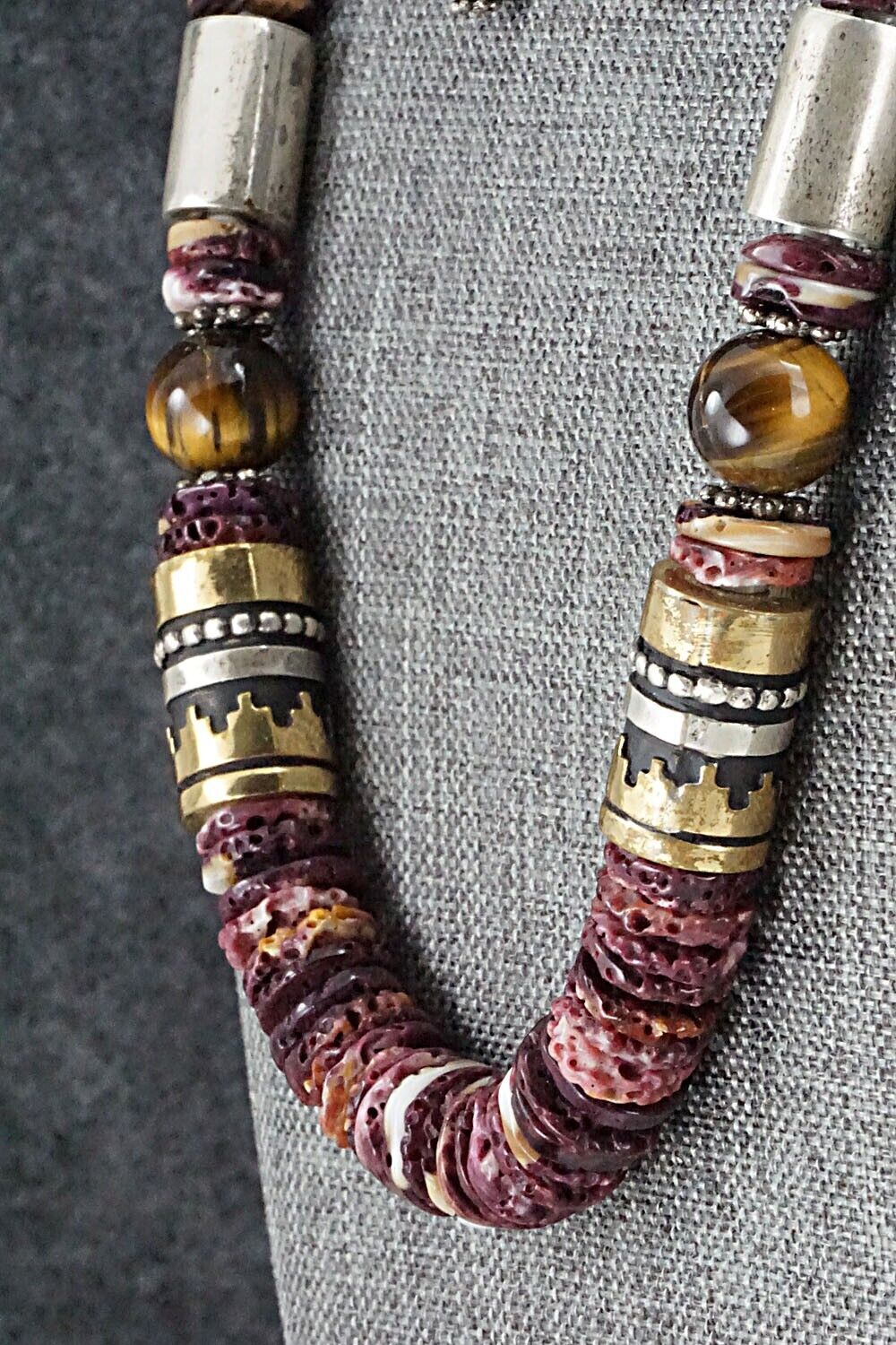 Multi-Stone and Sterling Silver Necklace Set - Tommy Singer