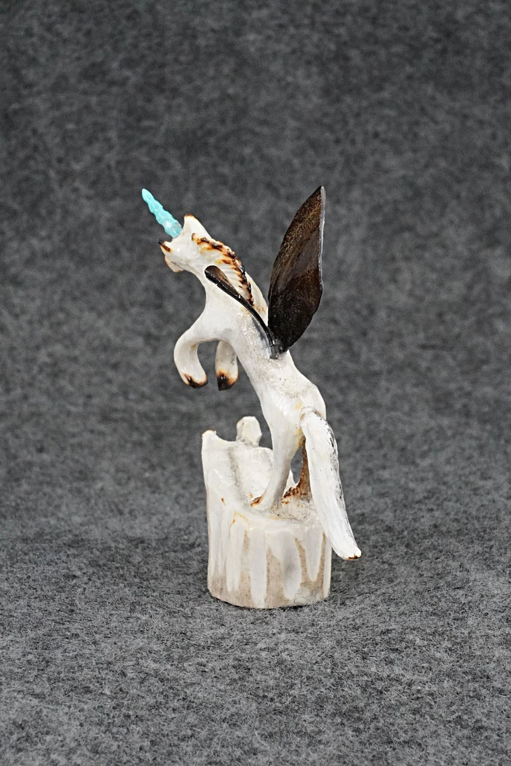 Unicorn Zuni Fetish Carving - Ruben Najera