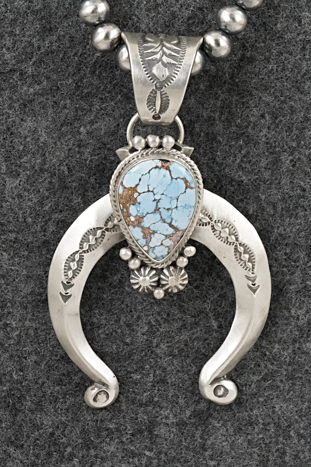 Turquoise & Sterling Silver Necklace - Samuel Yellowhair