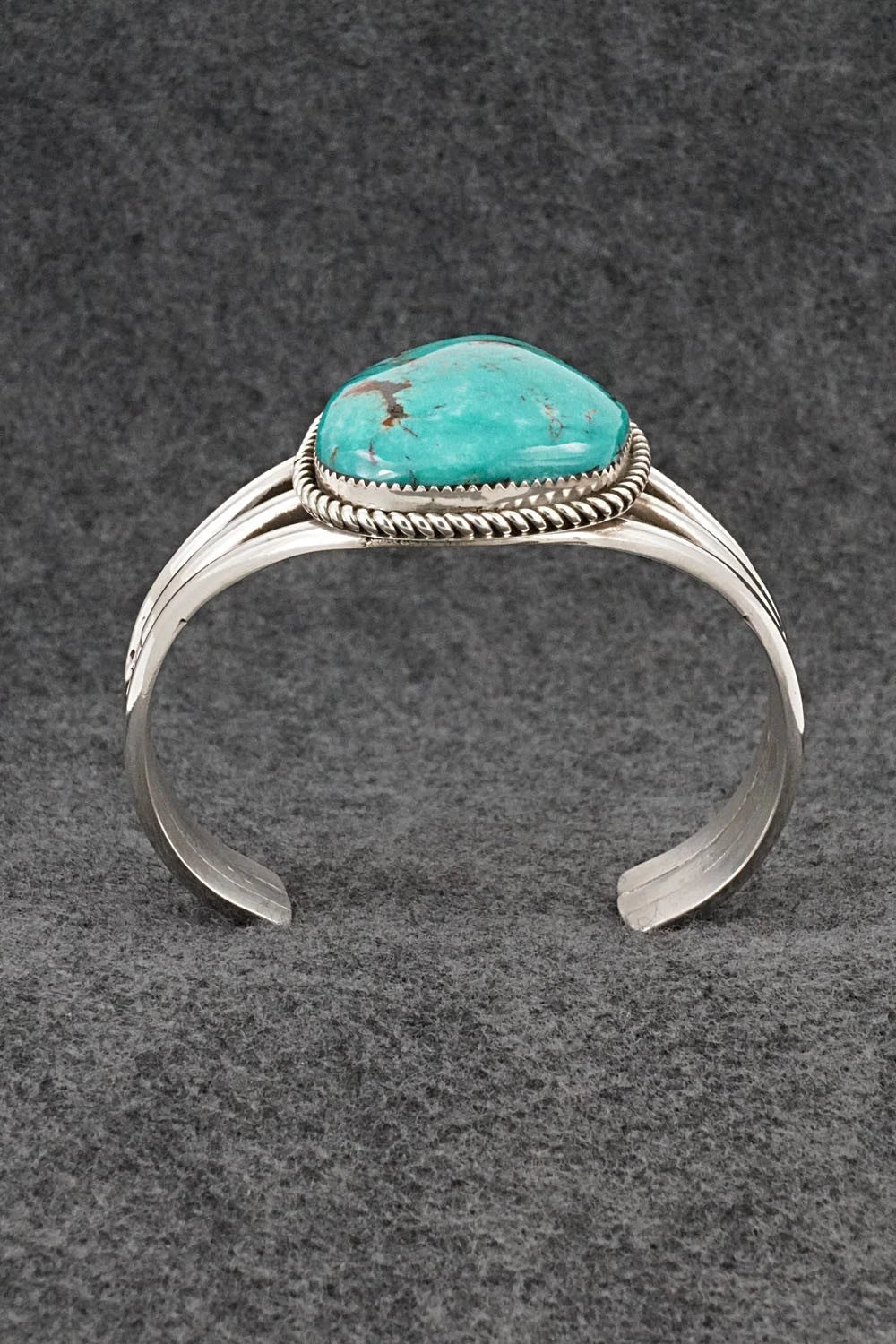 Turquoise & Sterling Silver Bracelet - Ray Nez