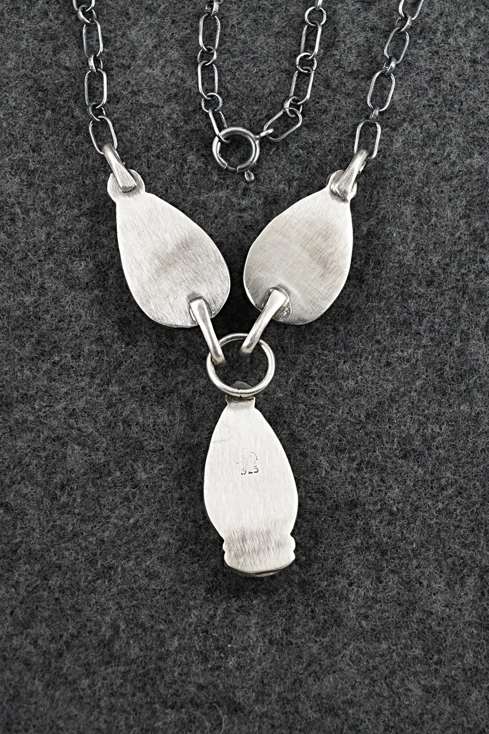 Turquoise & Sterling Silver Necklace - Verley Betone