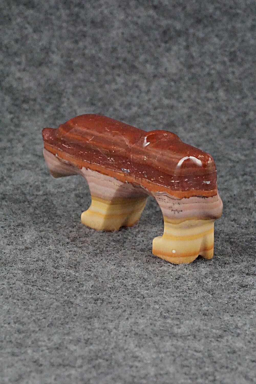 Mountain Lion Zuni Fetish Carving - Jonathan Natewa