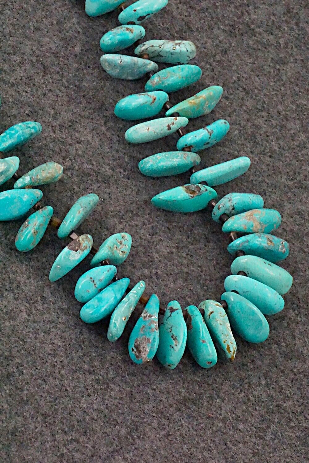 Turquoise & Sterling Silver Necklace - Louise Joe