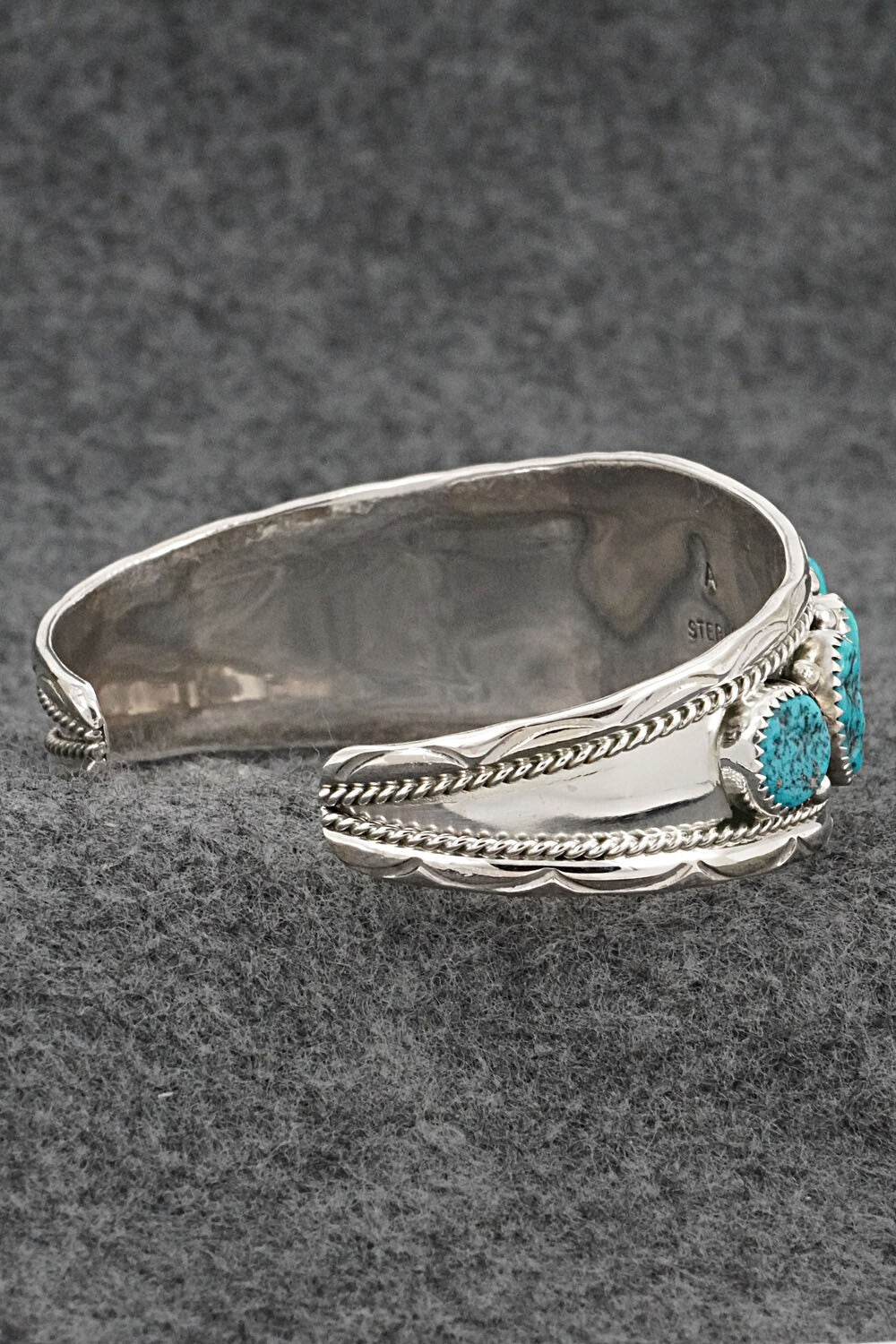 Turquoise & Sterling Silver Bracelet - Anita Whitegoat