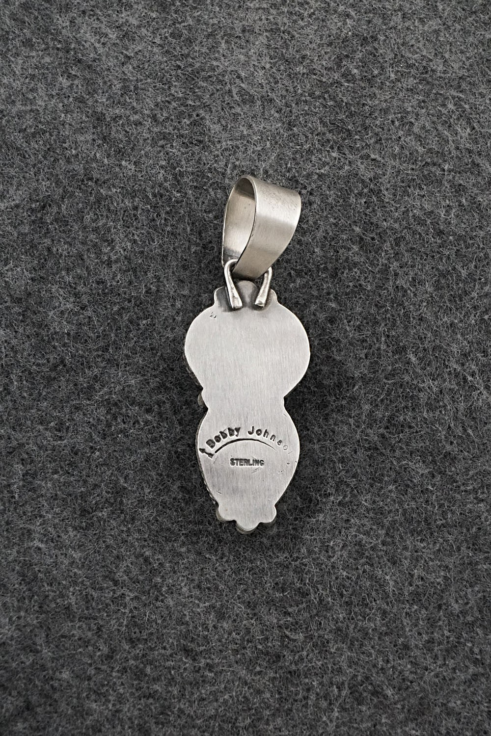 Turquoise & Sterling Silver Pendant - Bobby Johnson