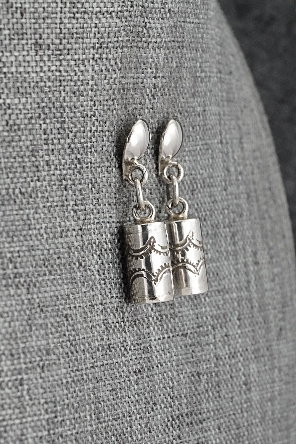 Sterling Silver Earrings - Kim Yazzie