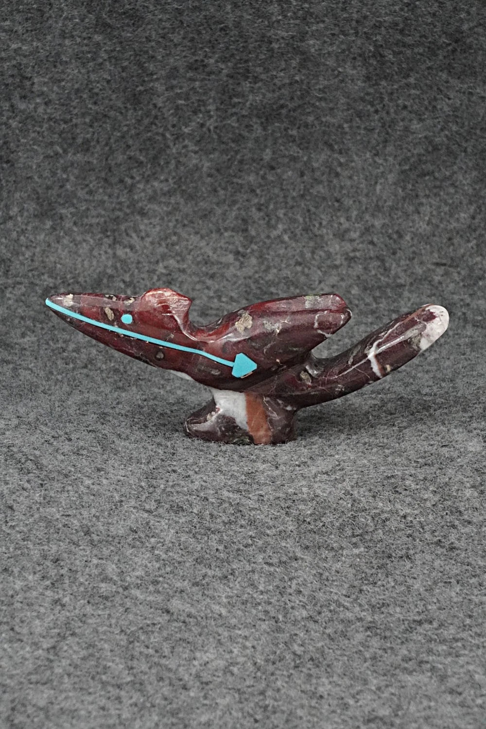 Roadrunner Zuni Fetish Carving - Kenric Laiwakete