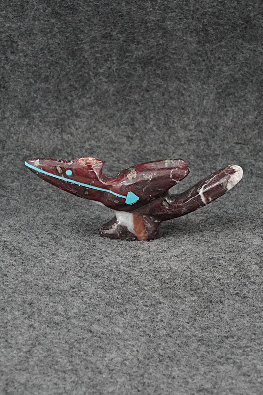 Roadrunner Zuni Fetish Carving - Kenric Laiwakete