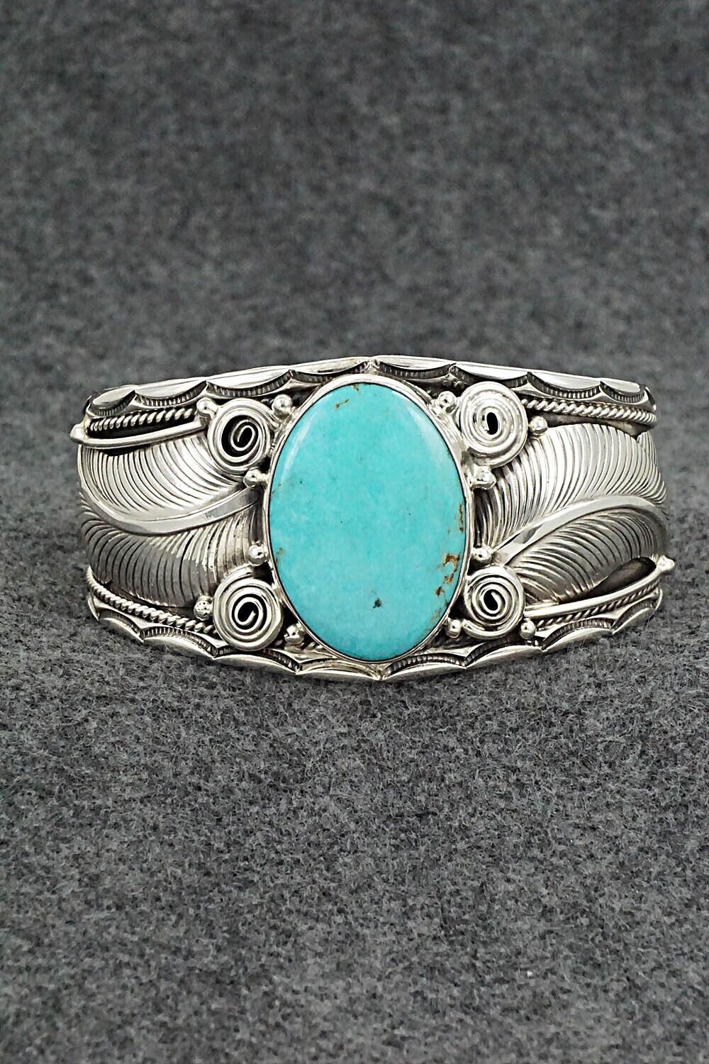 Turquoise & Sterling Silver Bracelet - Darrell Morgan