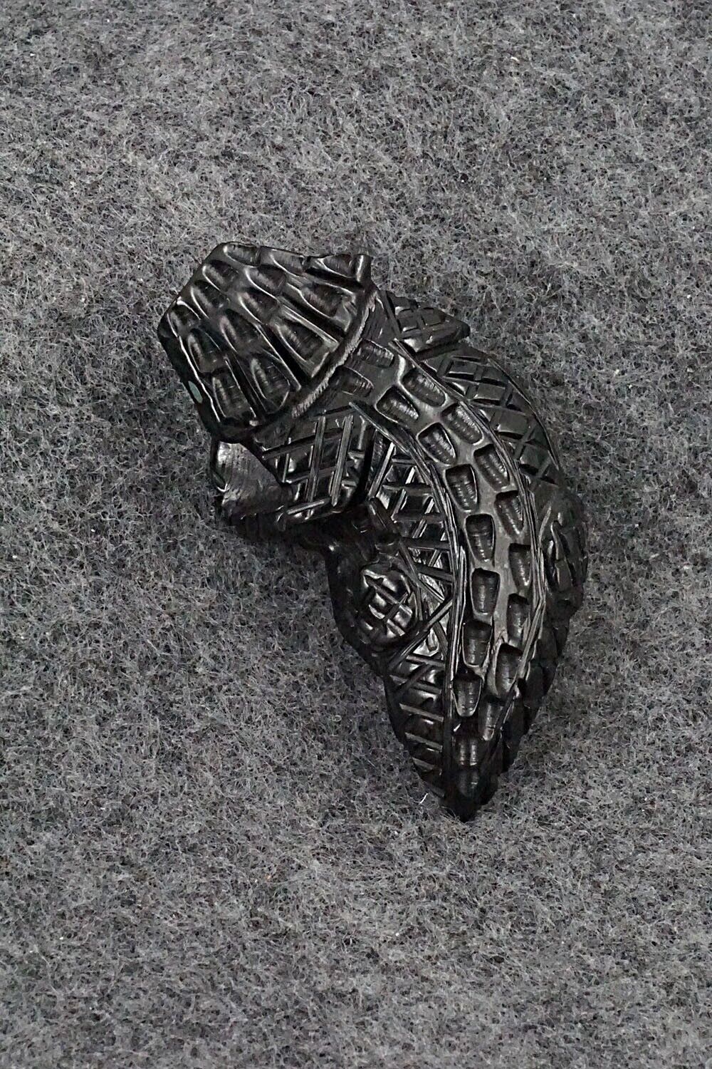 Horned Toad Zuni Fetish Carving - Jensen Charlie