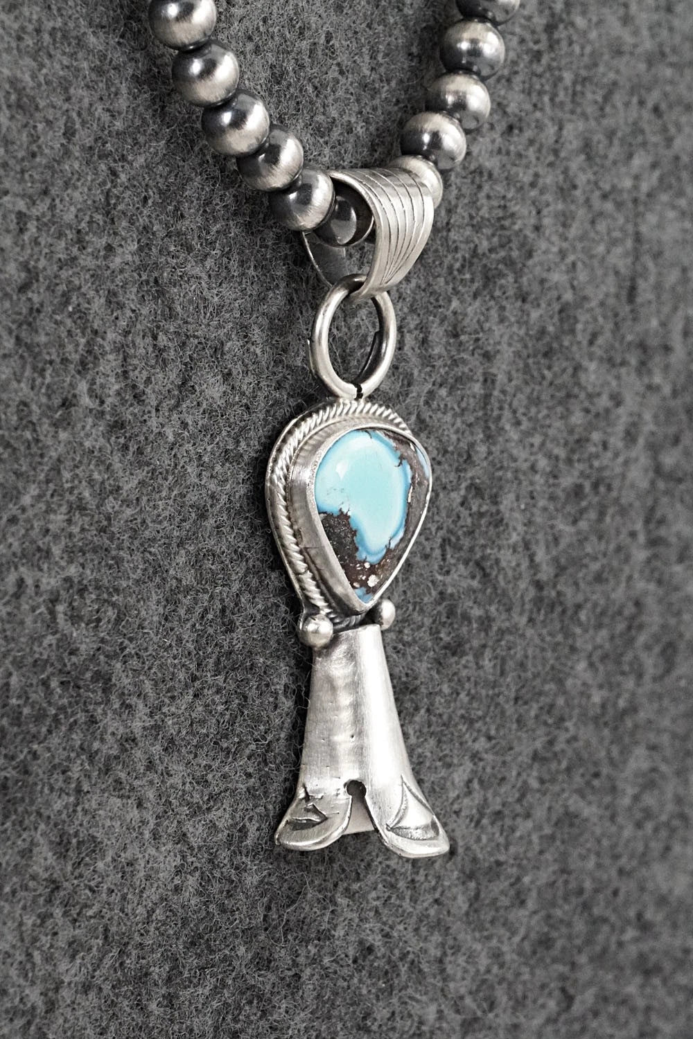 Turquoise & Sterling Silver Necklace - Sharon McCarthy