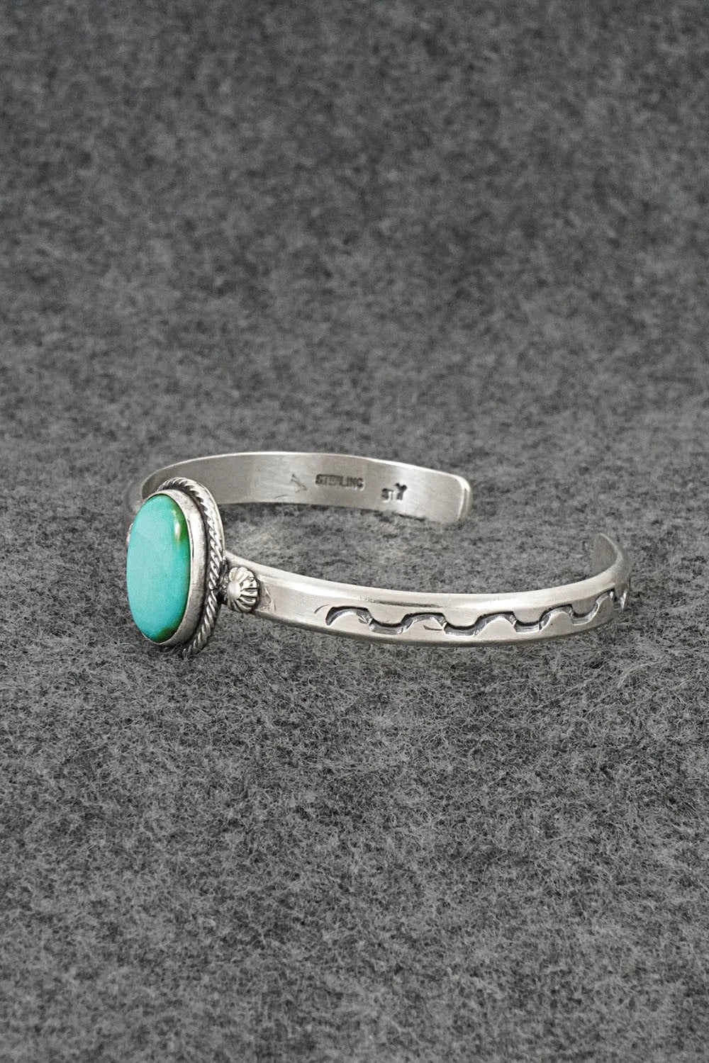 Turquoise & Sterling Silver Bracelet - Samuel Yellowhair
