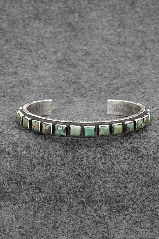 Turquoise & Sterling Silver Bracelet - Ernest Rangel