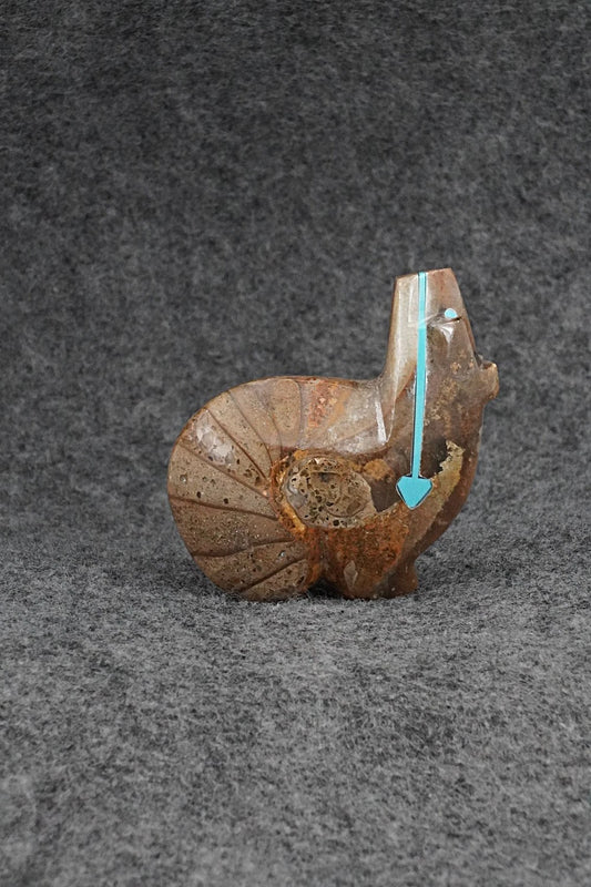 Bear Zuni Fetish Carving - Kenric Laiwakete