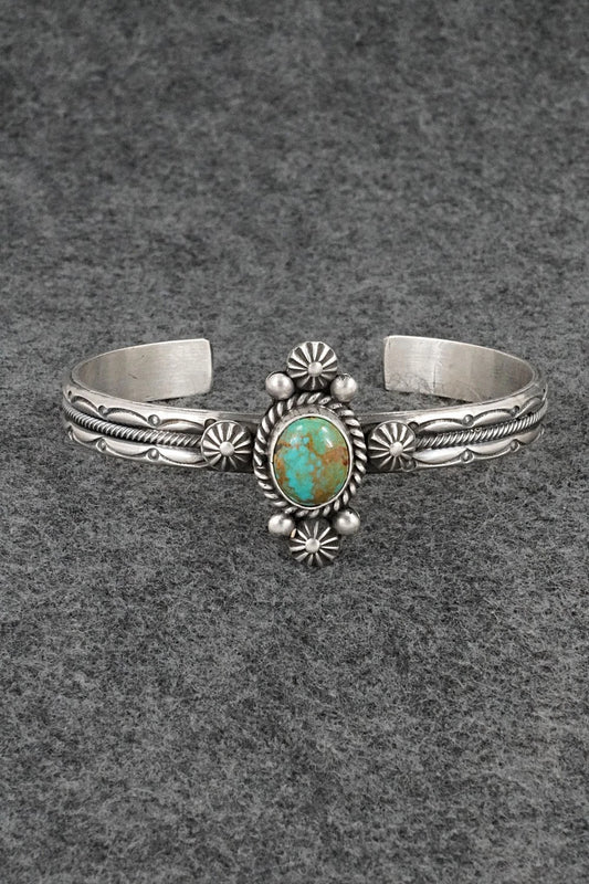 Turquoise & Sterling Silver Bracelet - Michael Calladitto