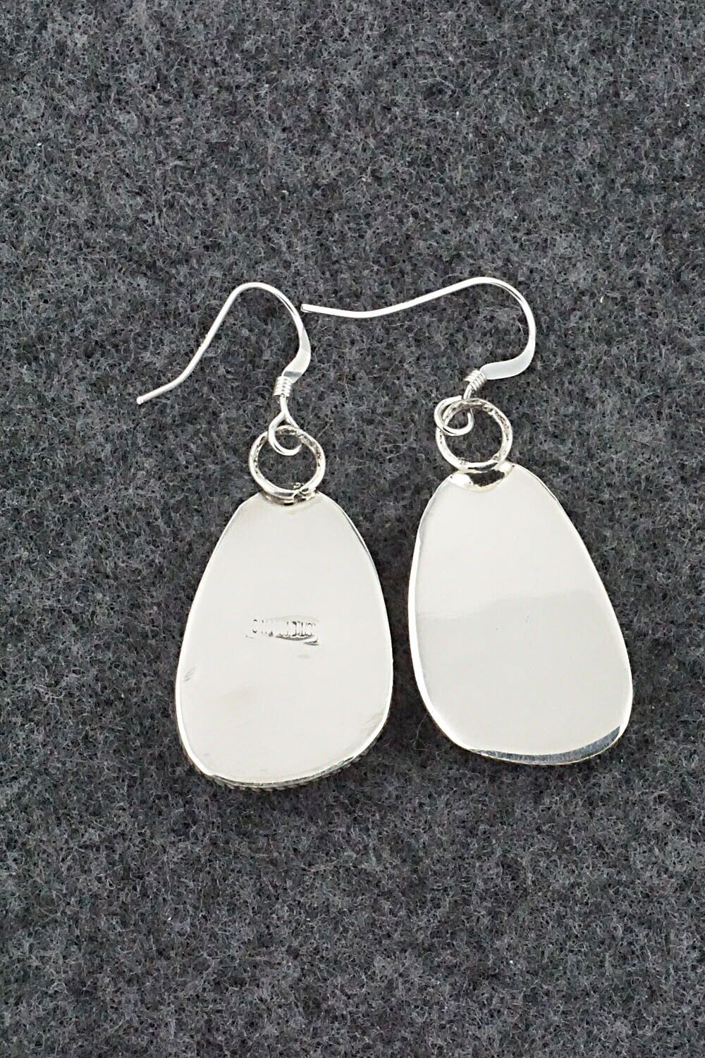 Turquoise & Sterling Silver Earrings - Ernest Hawthorne