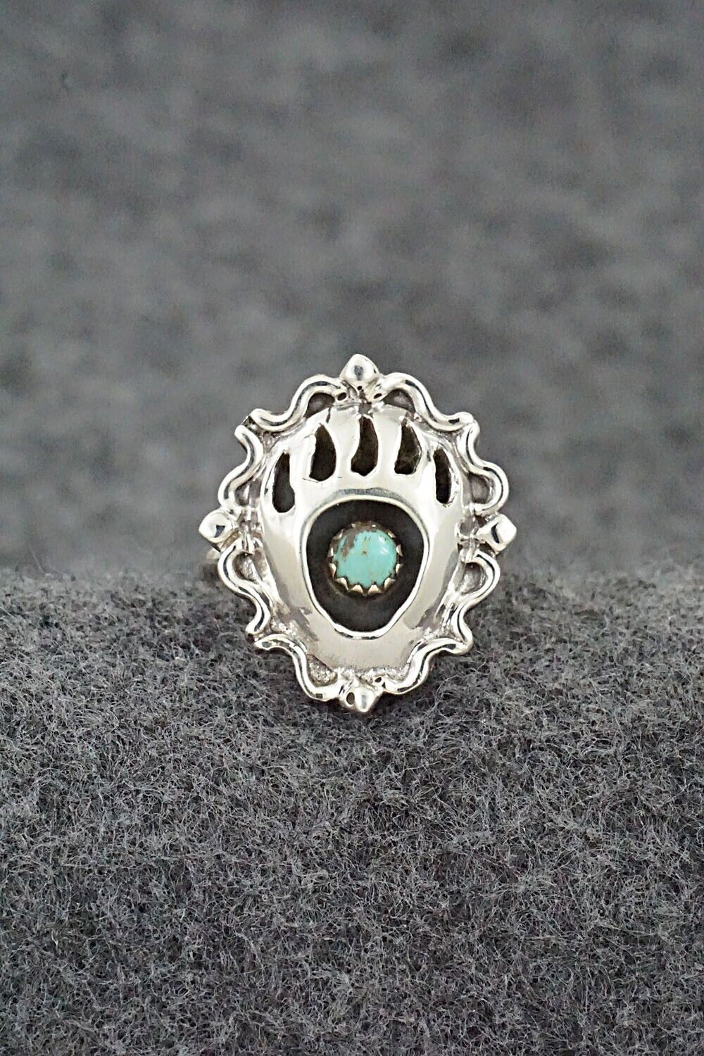 Turquoise & Sterling Silver Ring - Betty Hawthorne - Size 6