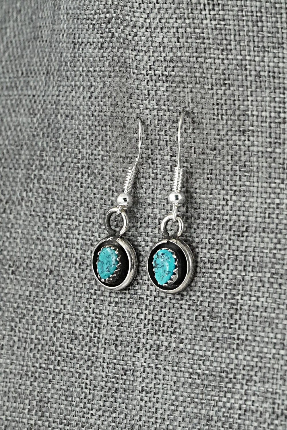 Turquoise & Sterling Silver Squash Blossom Set - Phil Garcia