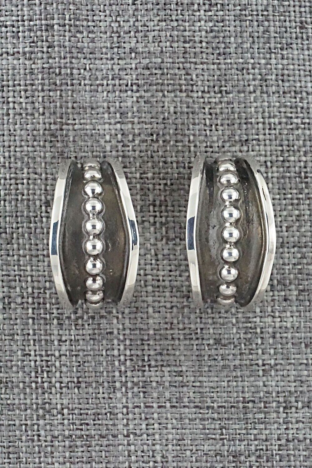 Sterling Silver Hoop Earrings - Tom Hawk