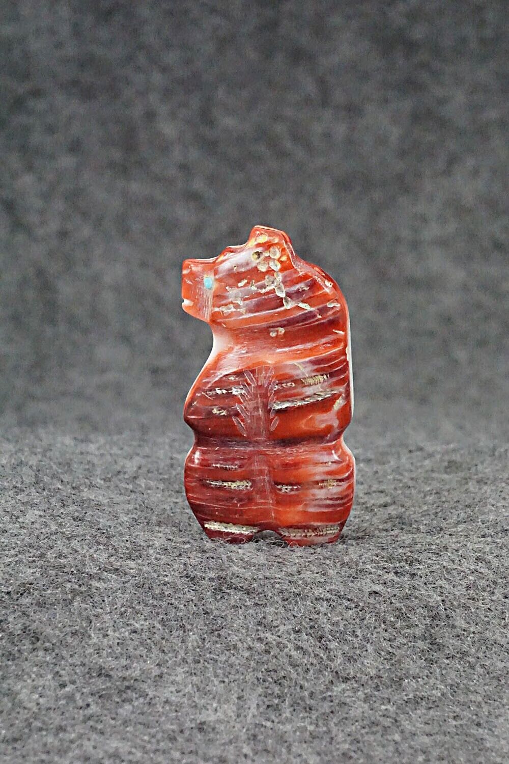 Bear Zuni Fetish Carving - Danny Lonjose