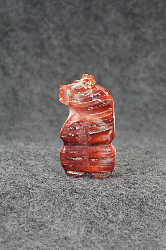 Bear Zuni Fetish Carving - Danny Lonjose