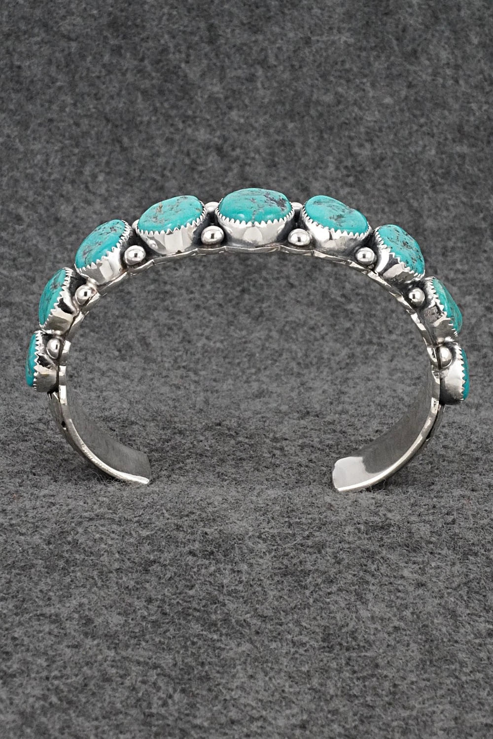 Turquoise & Sterling Silver Bracelet - Wilbert Muskett Sr.