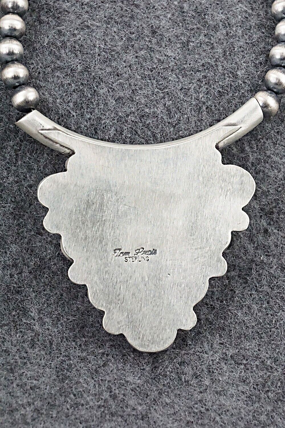 Turquoise & Sterling Silver Necklace - Tom Lewis