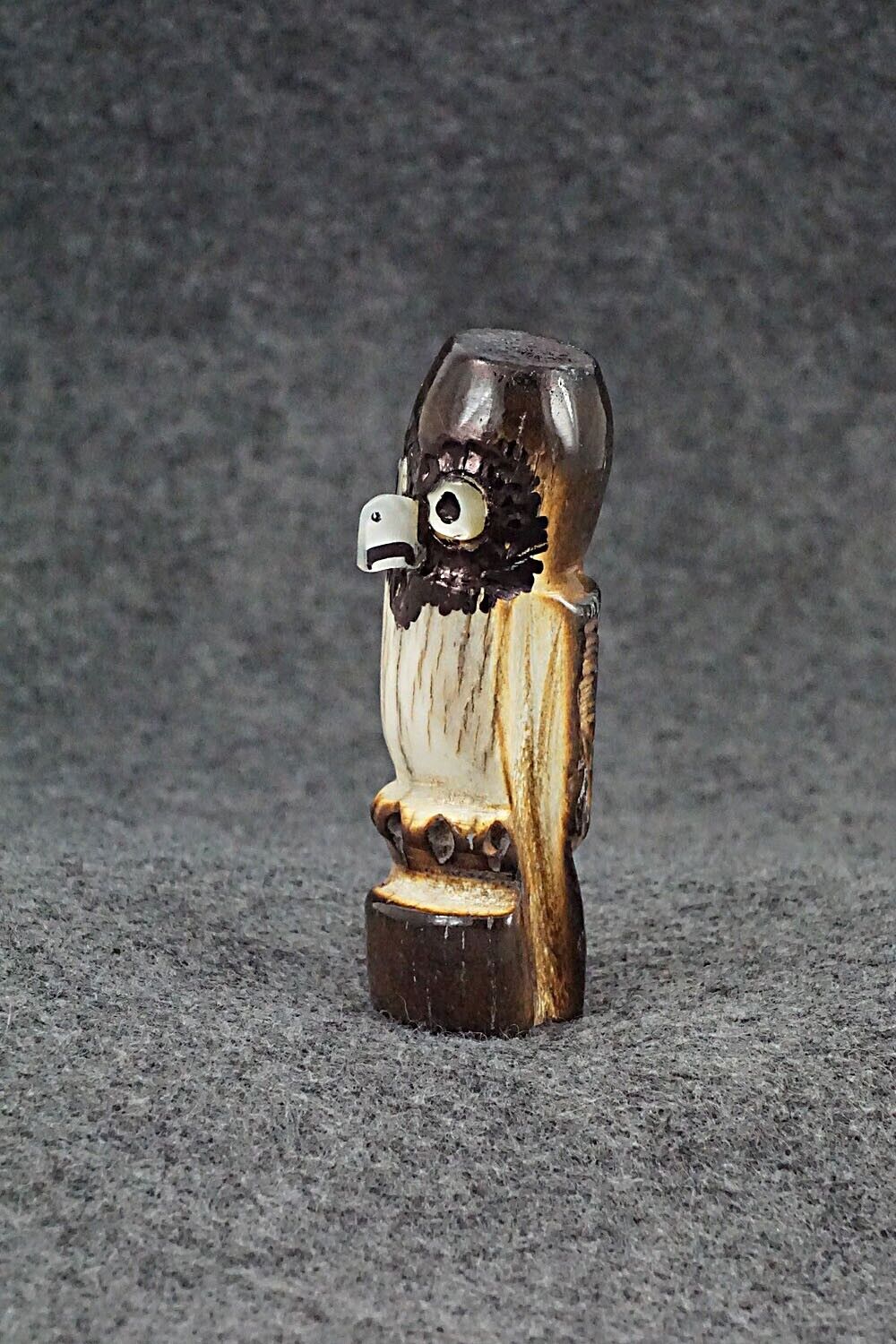 Owl Zuni Fetish Carving - Craig Haloo