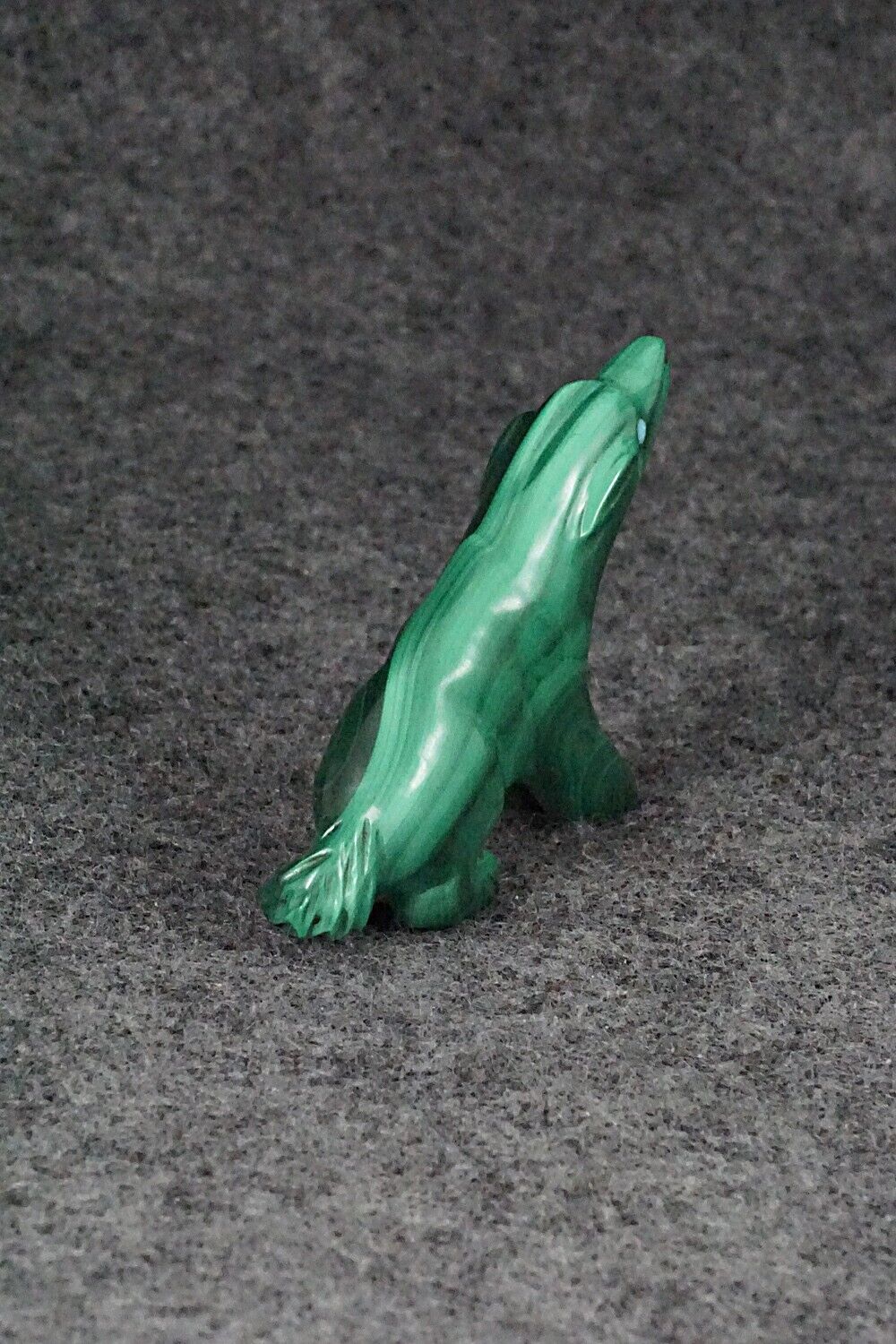 Wolf Zuni Fetish Carving - Andres Quandelacy