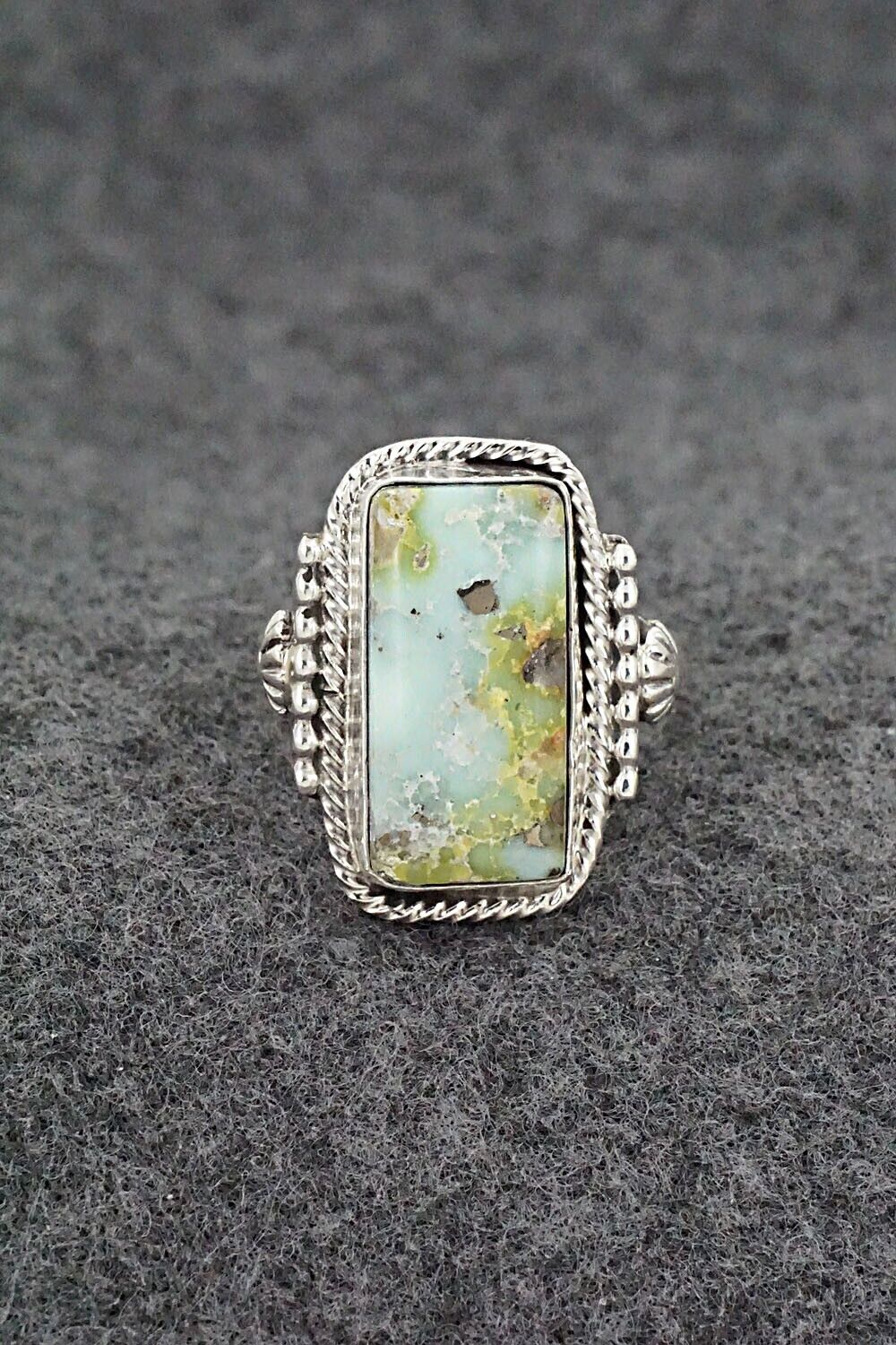 Variscite & Sterling Silver Ring - Andrew Vandever - Size 8.75