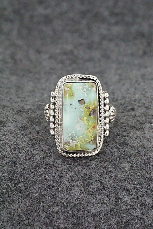 Variscite & Sterling Silver Ring - Andrew Vandever - Size 8.75