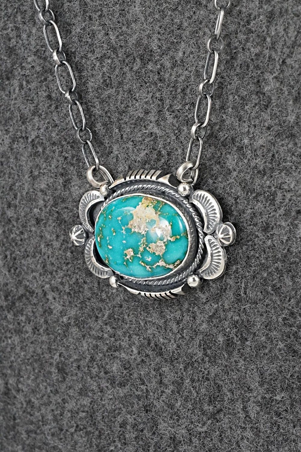Turquoise & Sterling Silver Necklace - Daniel Benally